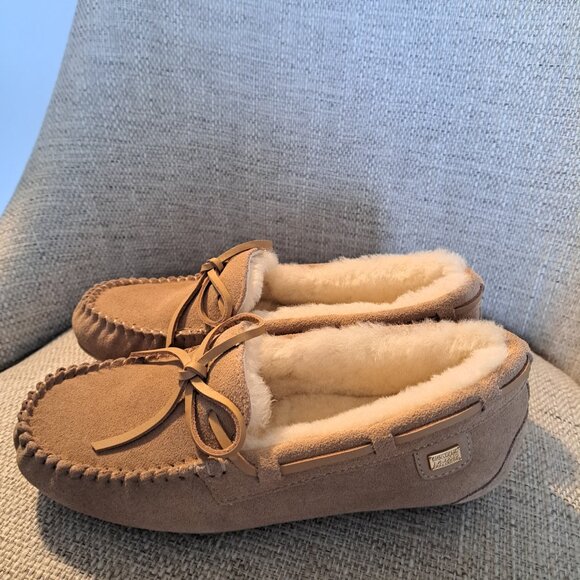 NEW Shearling Loafers - 100% Suede & Shirling Lining - Picture 3 of 3